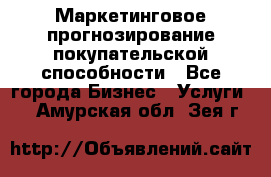 Маркетинговое прогнозирование покупательской способности - Все города Бизнес » Услуги   . Амурская обл.,Зея г.